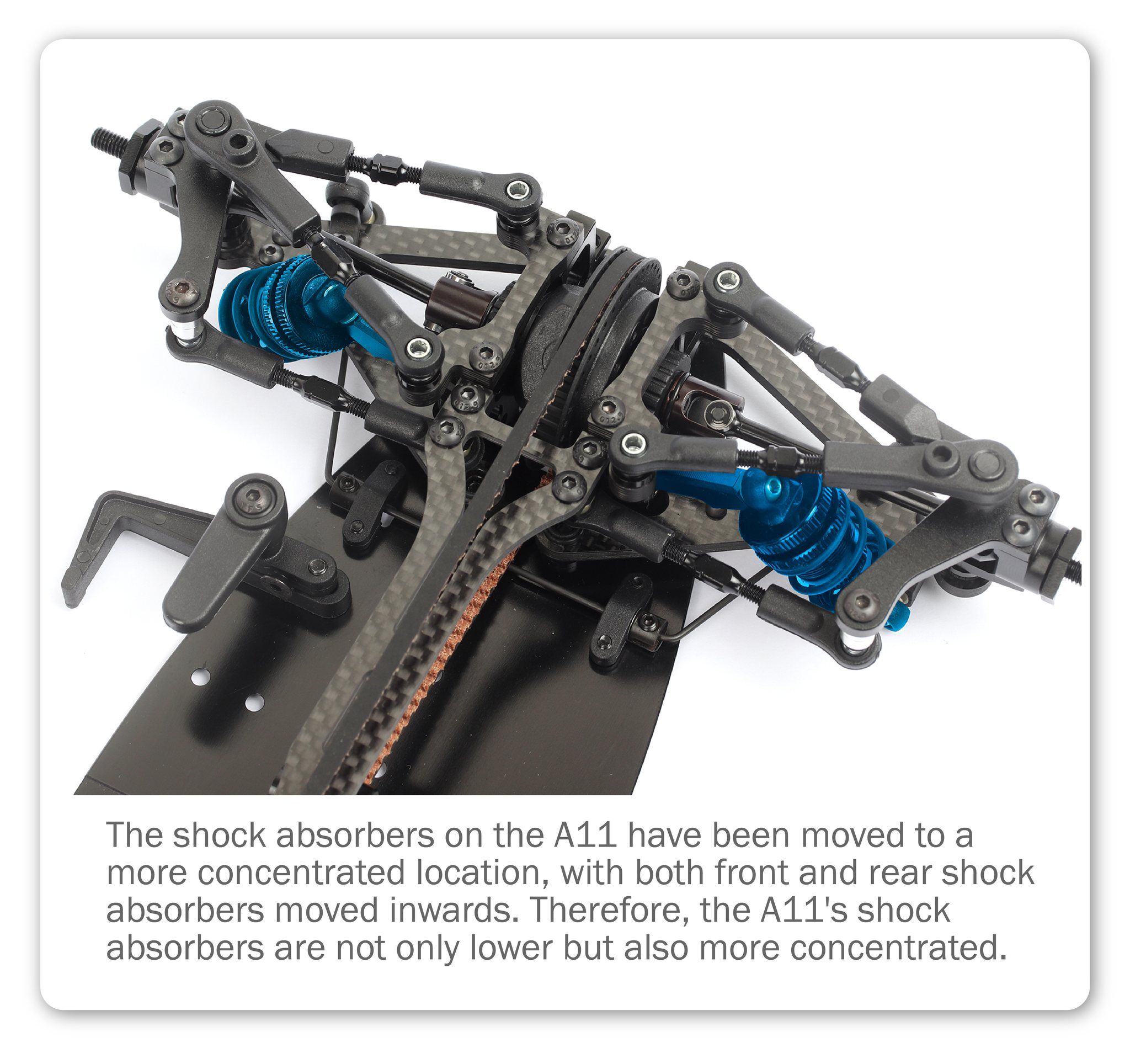 ARC A11 Touring Car Kit 1:10 Carbon Chassis | ARC-R100042
